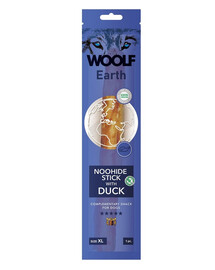 WOOLF Earth Noohide Stick with Duck XL 85g  pardiga
