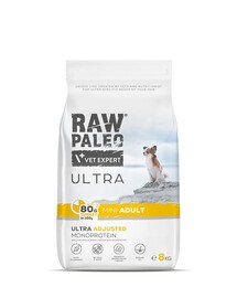 RAW PALEO Ultra Turkey Mini Adult 8kg dla psów dorosłych ras małych indyk