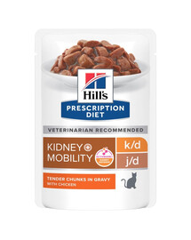 HILL'S PRESCRIPTION DIET k/d + Mobility kana 12 x 85 g kotikeses