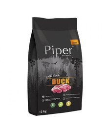 PIPER Сухой корм с уткой для собак 12 кг