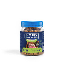 SIMPLY FROM NATURE Smart Bites Veiseliha treenerid koertele 130 g Veiseliha treenerid koertele 130 gac