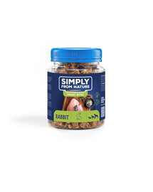 SIMPLY FROM NATURE Smart Bites Küülikute treenerid koertele 130 g