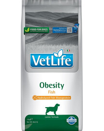 FARMINA Vet Life Obesity Fish dieettoit täiskasvanud koertele 12 kg