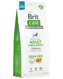 BRIT Care teraviljavaba täiskasvanudele suure tõugu lõhega 12kg  koeratoit