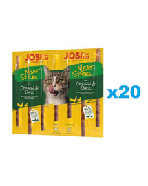 JOSERA JosiCat Meat Sticks kana- ja pardipulgad kassidele 20x35g