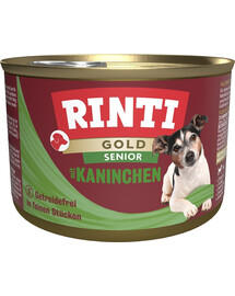 RINTI Gold Senior Rabbit Mini küülik vanematele väikest tõugu koertele 185 g