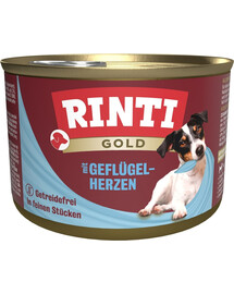 RINTI Gold Poultry hearts Mini linnuliha südamed väikestele koertele 185 g