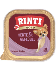 RINTI Gold Duck&Poultry Minitaldrik pardi- ja kodulinnuliha 100 g