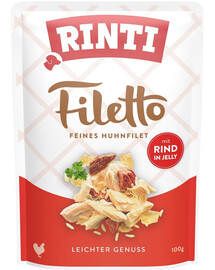 RINTI Filetto in Jelly Chicken&Beef saszetka w galaretce kurczak i wołowina 100 g