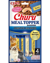 INABA Meal kreemjas tuunikala kassitoidulisand 4x14g