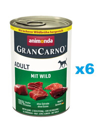 ANIMONDA GranCarno Adult hirve liha 6x400g