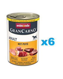 ANIMONDA GranCarno Adult Türgi 6x400g