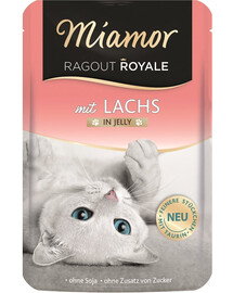MIAMOR Ragout Royale in Jelly Salmon Лососевое желе саше для кошек 100 г