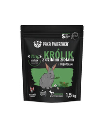 PAKA ZWIERZAKA Seventh Heaven Kuivtoit Küülik metsikute ravimtaimedega kutsikatele 1,5 kg