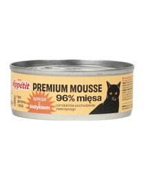 COMFY APPETIT PREMIUM Mousse kalkuniga kassidele 85 g
