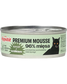COMFY APPETIT PREMIUM Mousse küülikuga kassidele 85 g
