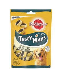 PEDIGREE Tasty Minis juustu ja veiseliha maitsega 140 g