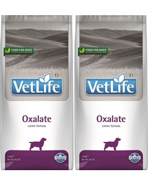 Farmina Vet Life Oxalate koertele oksalaat-, uraat- ja tsüstiinkivide vähendamiseks 12 кg x 2