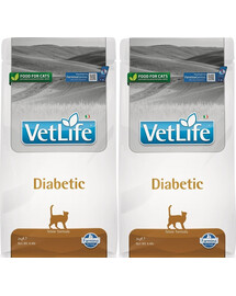 FARMINA Vet life diabetic cat 2 kg x 2