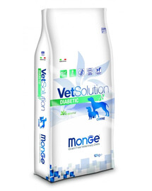 MONGE Vetsolution Dog Diabetic 12 kg diabeetikutele