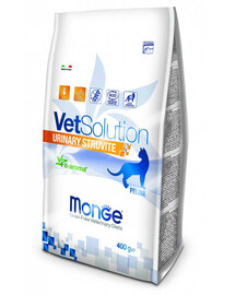 MONGE Vet Solution Cat Urinary Struvite 1,5 kg uriinisüsteemi jaoks