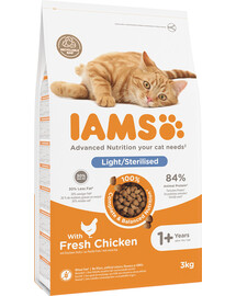 IAMS For Vitality Adult sterilised Chicken 3 kg