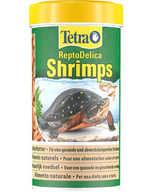 Tetra Repto Delica Shrimps 250 ml Maitsev maiuspala kõikidele veekilpkonn liikidele.