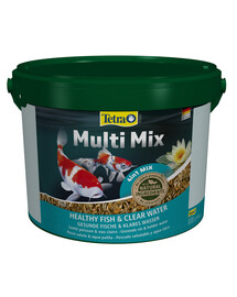 TETRA Pond Multi Mix 10 L helbed tiigikaladele sobib ideaalselt vesilaste ja kahepaiksete toitmiseks.