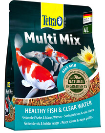 TETRA Pond Multi Mix 4 L helbed tiigikaladele sobib ideaalselt vesilaste ja kahepaiksete toitmiseks.