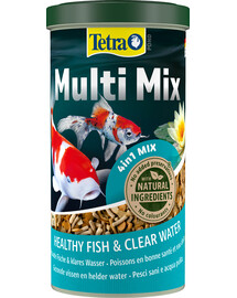 TETRA Pond Multi Mix 1 L helbed tiigikaladele sobib ideaalselt vesilaste ja kahepaiksete toitmiseks.