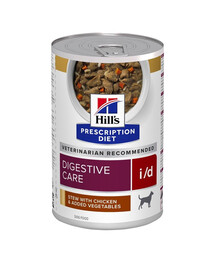 HILL'S Prescription Diet Canine i/d Digestive Care Stew с курицей и овощами 354 г консервы