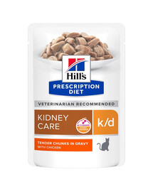 HILL'S Prescription Diet Feline k/d Kidney Care kana 12x85 g kotikeses