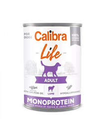 CALIBRA Dog Life Adult Lamb 400 g lambalihaga
