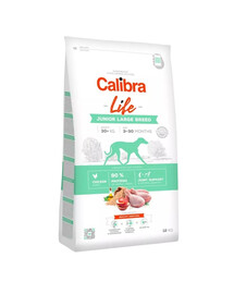 CALIBRA Dog Life Junior Large Breed Chicken 2,5 kg suurt tõugu kutsikatele kana