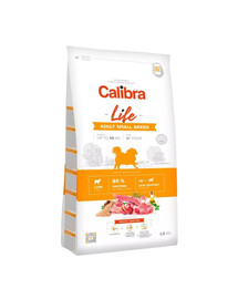 CALIBRA Dog Life Adult Small Breed Lamb 1,5 kg väikest tõugu koertele lambaliha