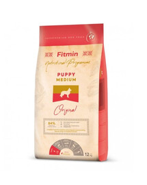 FITMIN dog medium puppy 12 kg keskmise suurusega tõugu kutsikatele