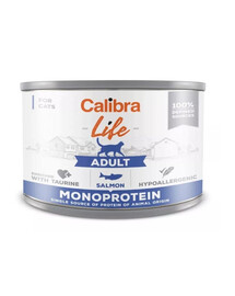 CALIBRA Cat Life Adult Salmon 200 g monoproteiinne kassitoit lõhega