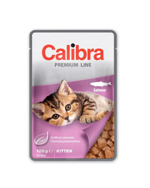 CALIBRA Cat Premium Line Kitten Salmon 100 g lõhega kassipoegadele