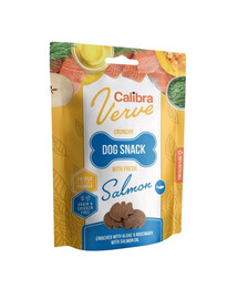 CALIBRA Dog Verve Crunchy Snack Fresh Salmon 150 g Teraviljavabad maiuspalad lõhega
