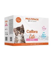 CALIBRA Cat Life Pouch Kitten Multipack kastmes 12x85 g kotike kastmes kassipoegadele