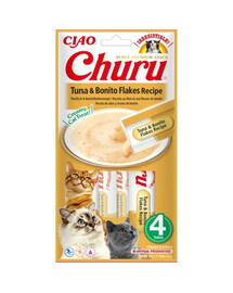 INABA Churu tuunikala bonitohelvestega kassidele 4x14g