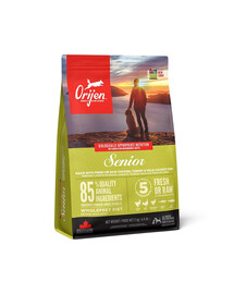 ORIJEN Senior Dog 2 kg täistoit vanematele koertele.