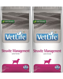 FARMINA Vet Life Struvite koertele struviitkivide tekke vähendamiseks 12 kg x 2