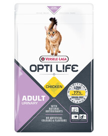 VERSELE-LAGA Opti Life Cat Adult Urinary Chicken 1 kg sööt, millel on eriline kaitse kuseteede jaoks