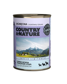 COUNTRY&NATURE Junior Teravaba lambaliha kutsikatoit 400 g