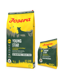 JOSERA YoungStar 12,5kg kutsikatele ja noortele koertele + 900g TASUTA