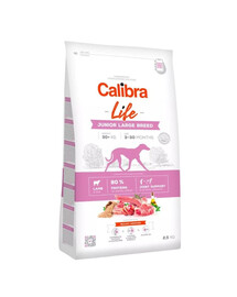 CALIBRA Dog Life Junior Large Breed Lamb 2,5 kg suurte tõugu kutsikate puhul lambaliha