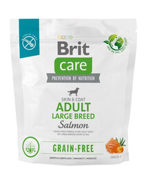 CARE Dog Grain-Free Adult large breed salmon z łososiem dla dorosłych psów dużych ras 1kg