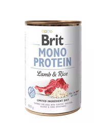 BRIT Mono Protein Lamb & Rice 400 g monoproteiinsööt lambaliha ja riis