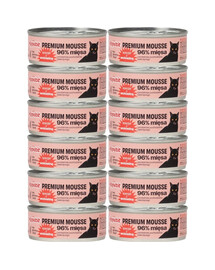 COMFY APPETIT PREMIUM Mousse veiselihaga kassidele 12x85 g